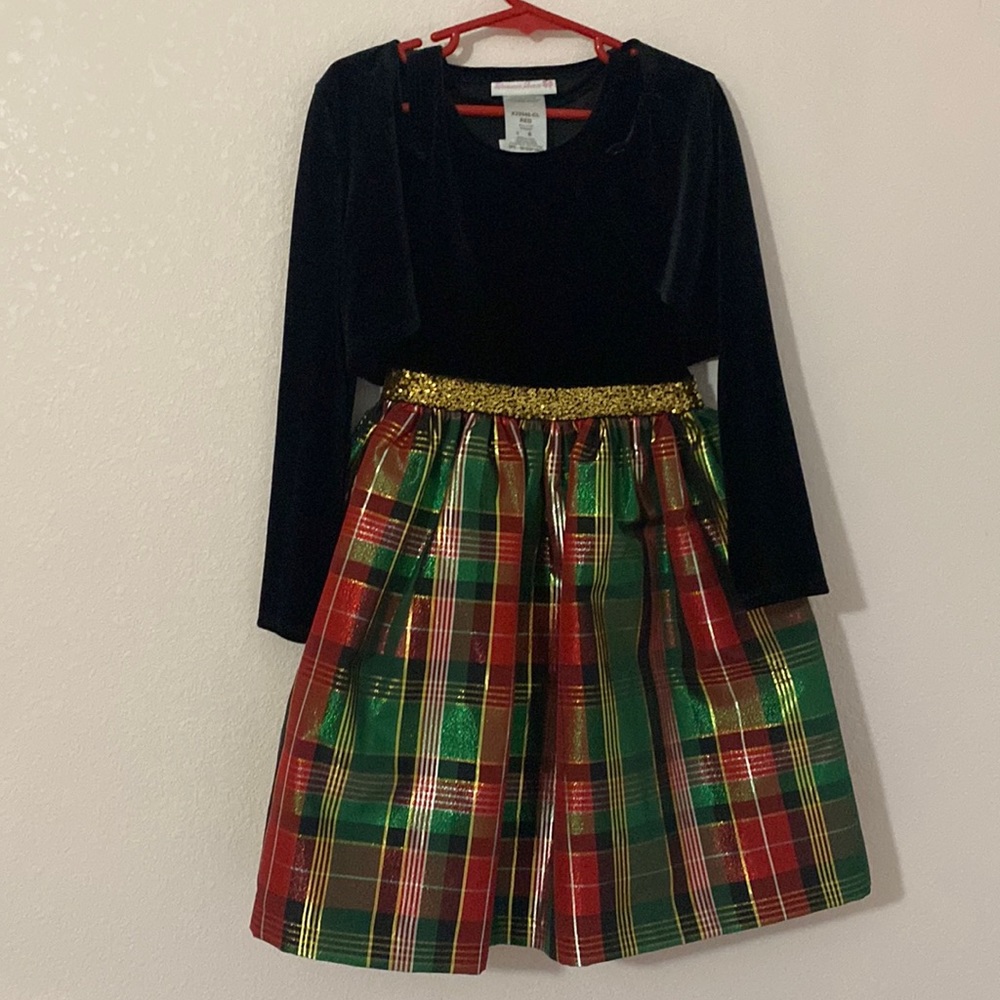 Christmas plaid dress